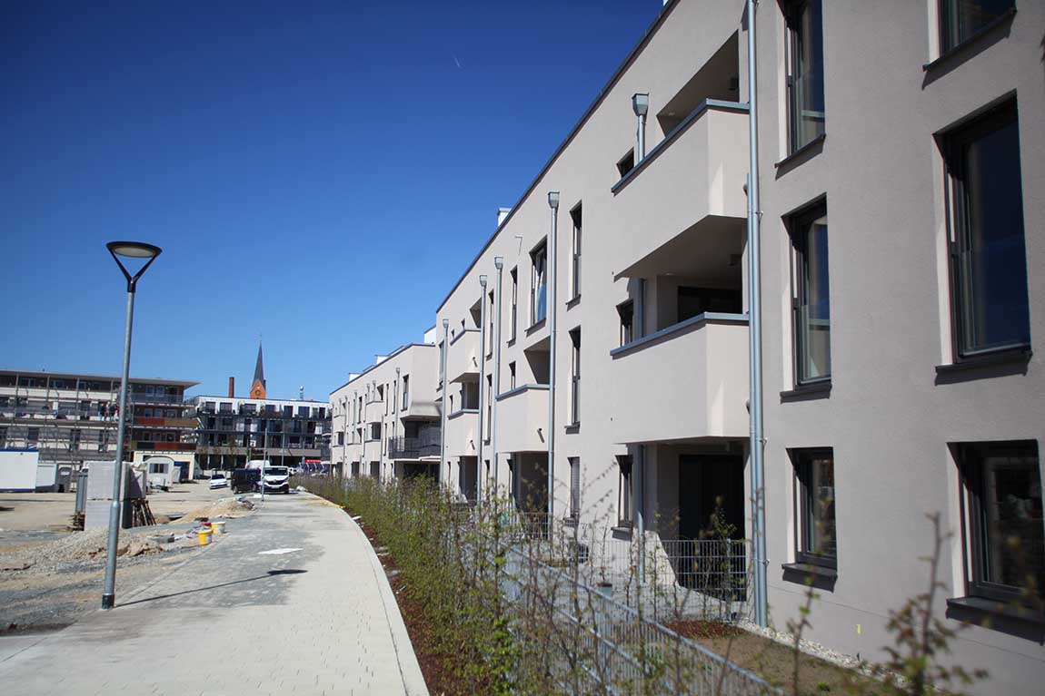 Bauarbeiten in der Wunderburg