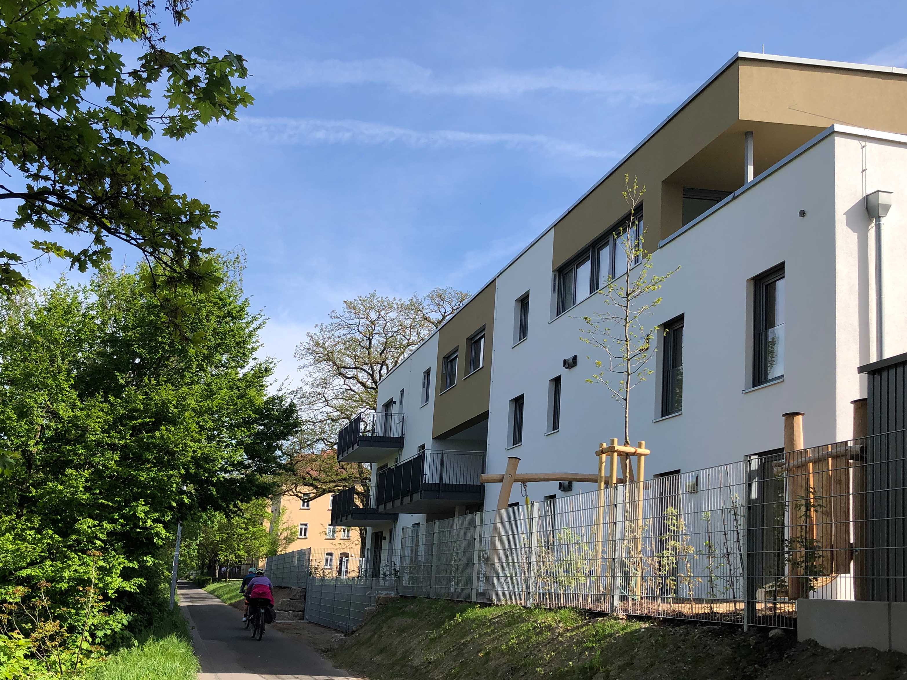 Wohnen im Grünen, direkt am Fluss in Bamberg, der Ochsenanger