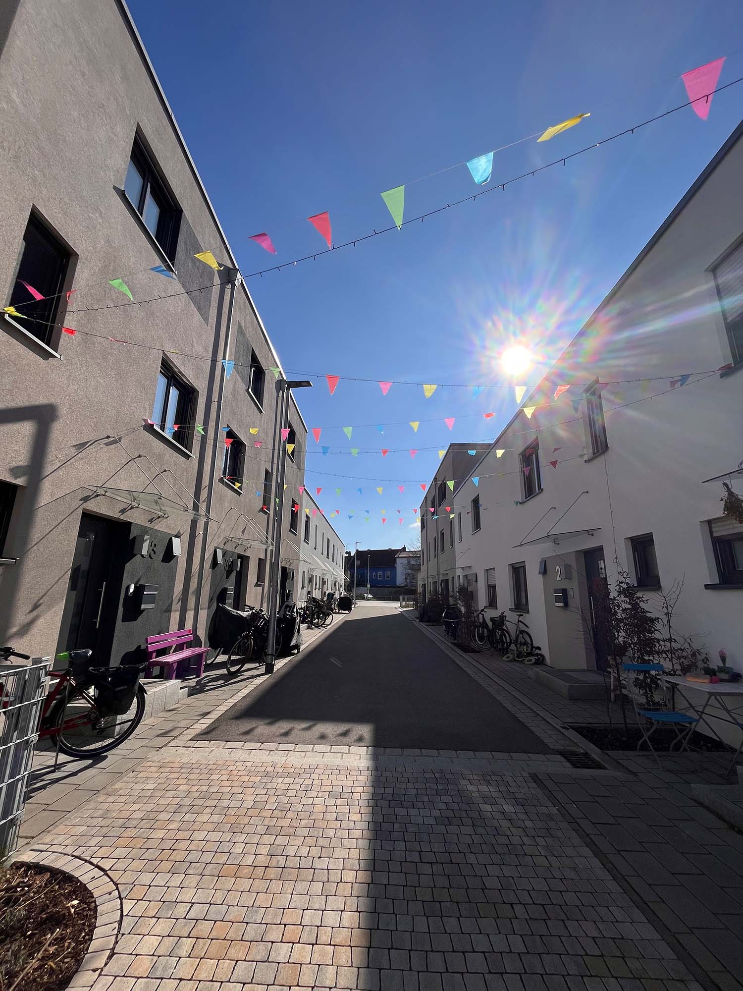 Das neue Quartier in der Wunderburg ist sehr lebendig